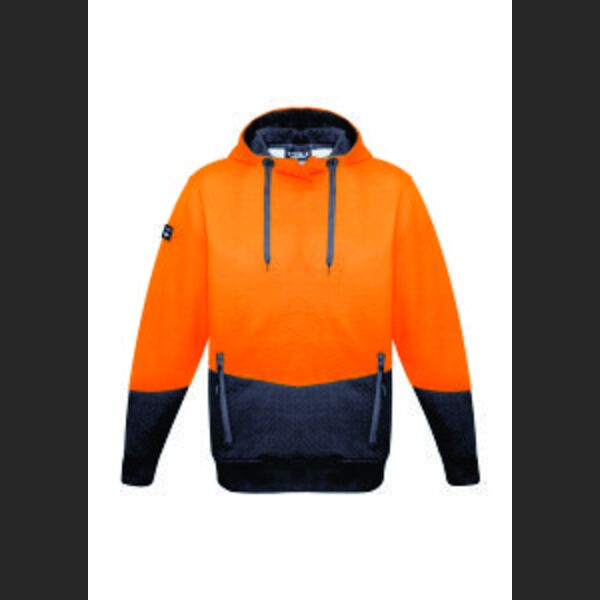 SYZMIK Unisex Hi Vis Textured Jacquard Hoodie Thumbnail