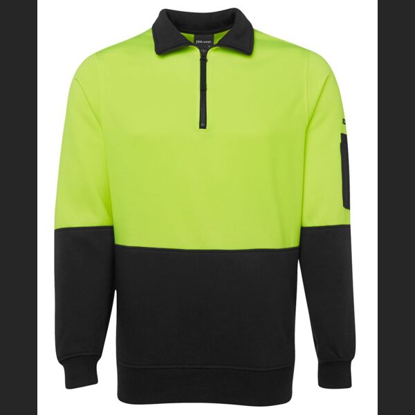 JB's WEAR Hi Vis 1/2 Zip Fleecy Thumbnail