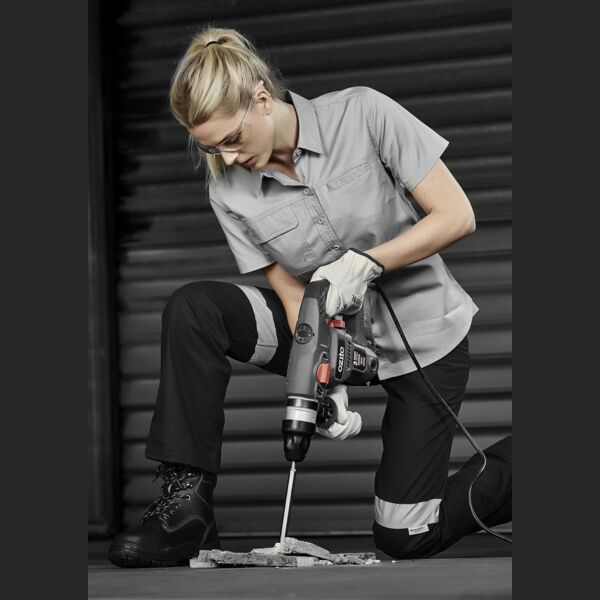 SYZMIK Womens Lightweight Tradie S/S Shirt Thumbnail