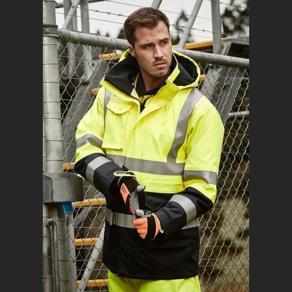 SYZMIK Mens FR Arc Rated Anti Static Waterproof Jacket Thumbnail